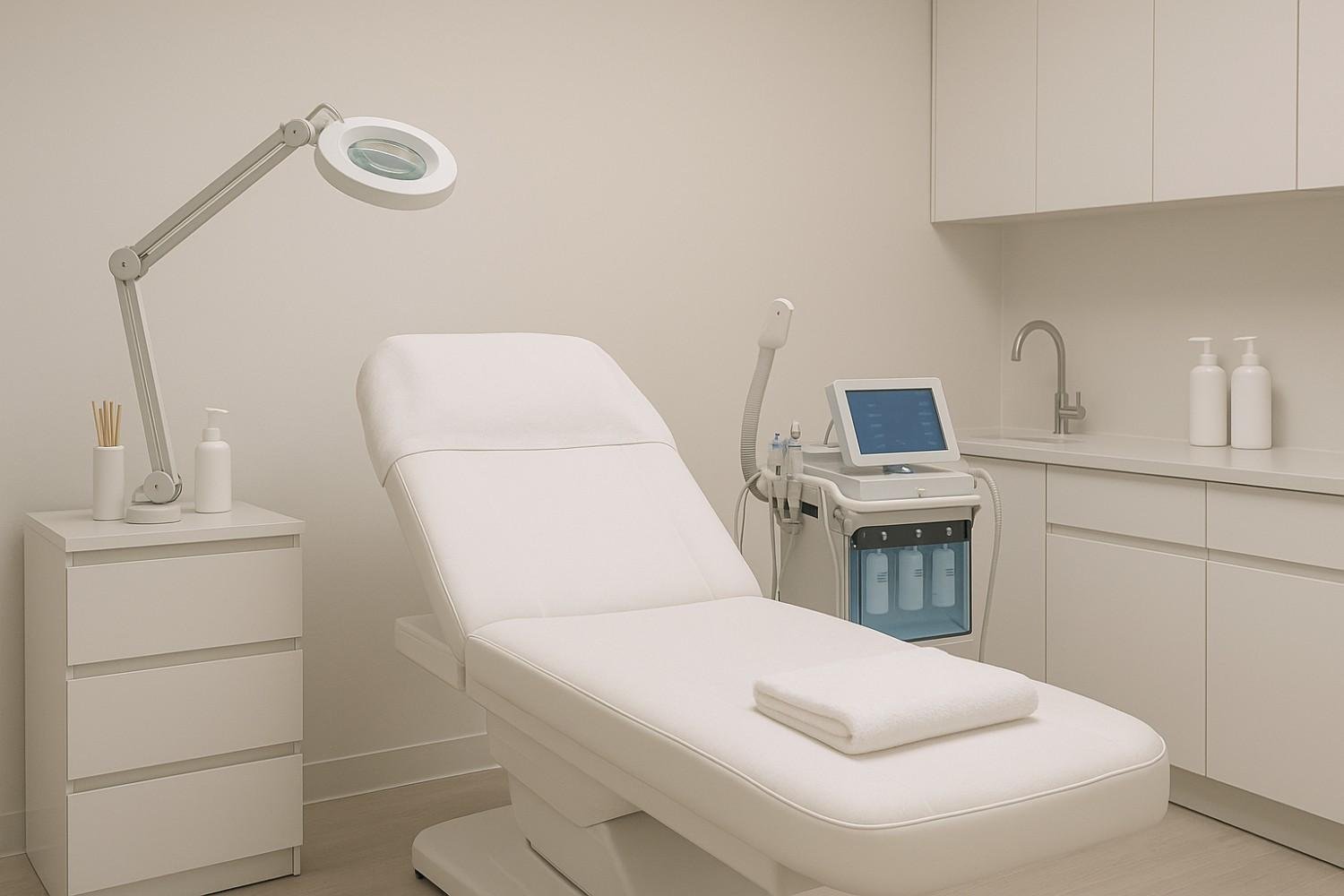Safe, sterile treatment environment at AM Aesthetics London with medical-grade equipment