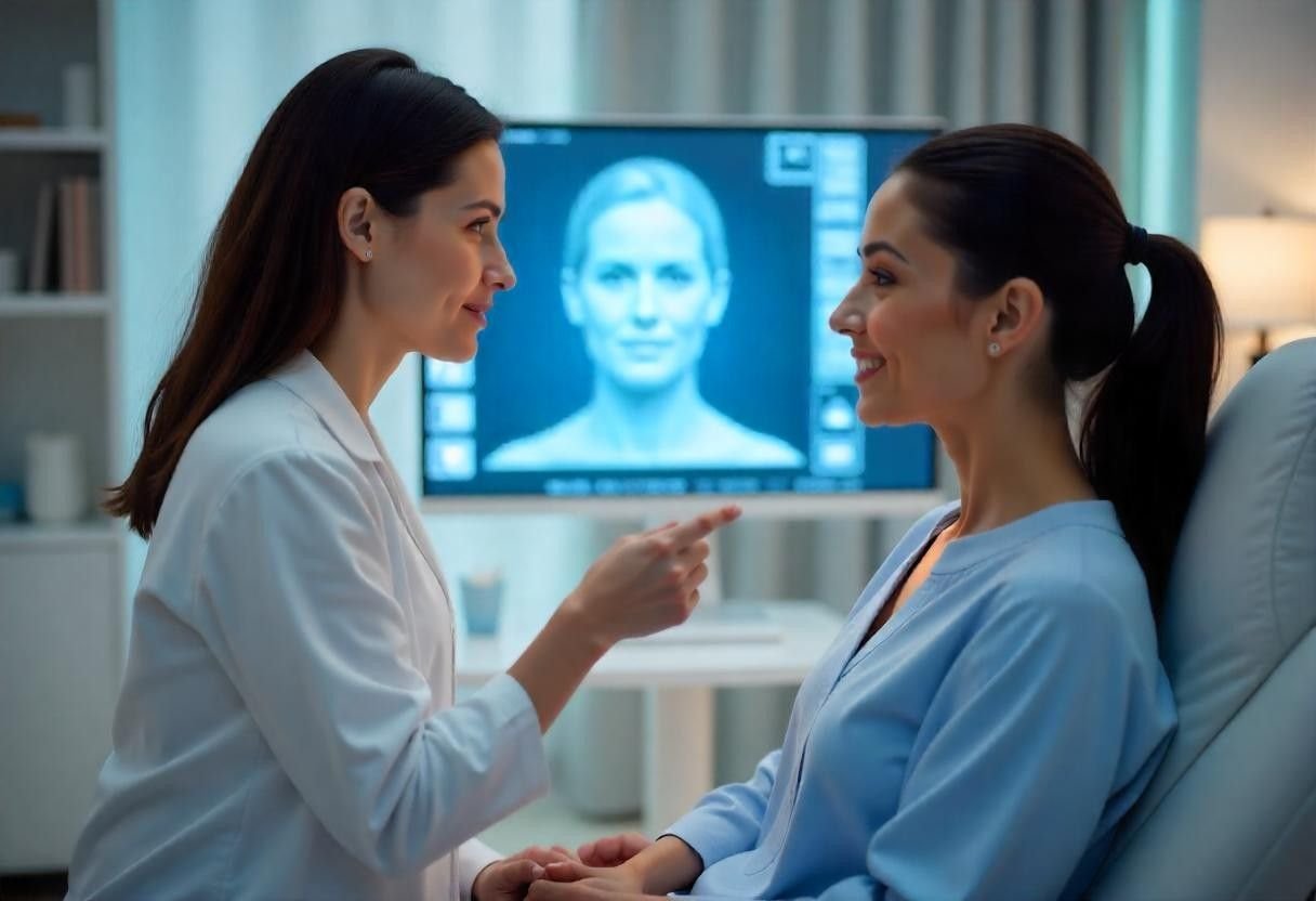 Comprehensive consultation process at AM Aesthetics London aesthetic clinic
