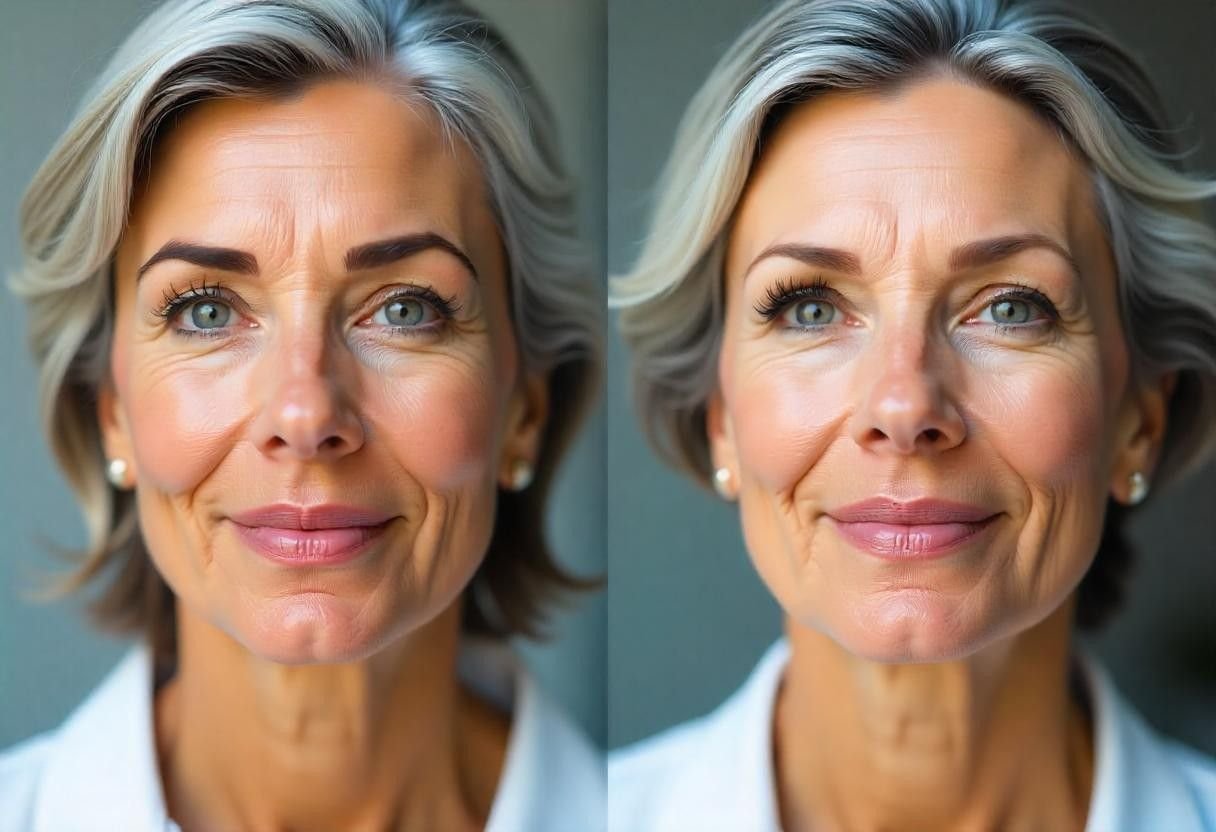 Natural lip filler results London - AM Aesthetics subtle enhancement