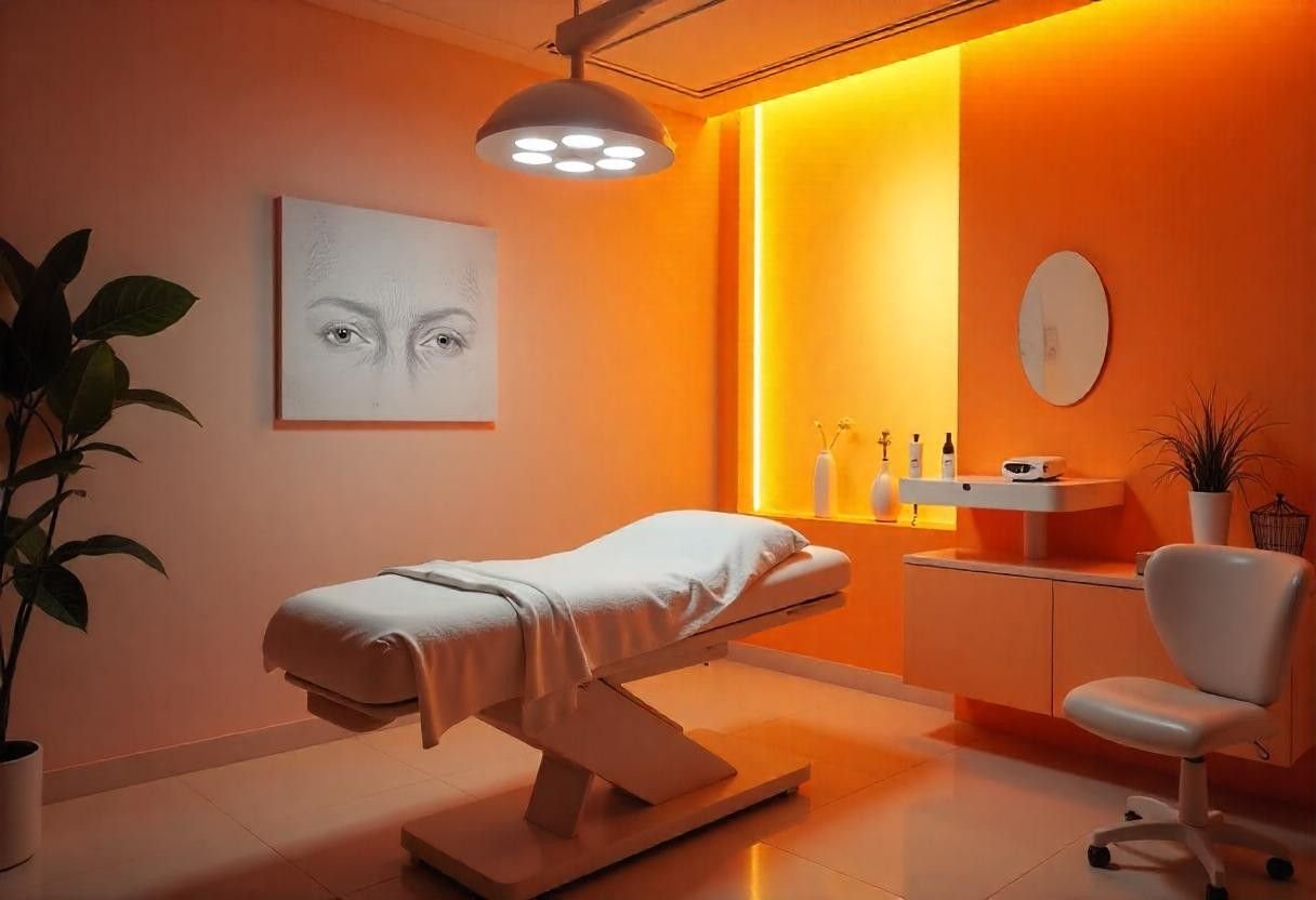 Safe, sterile treatment environment at AM Aesthetics London with medical-grade laser equipment