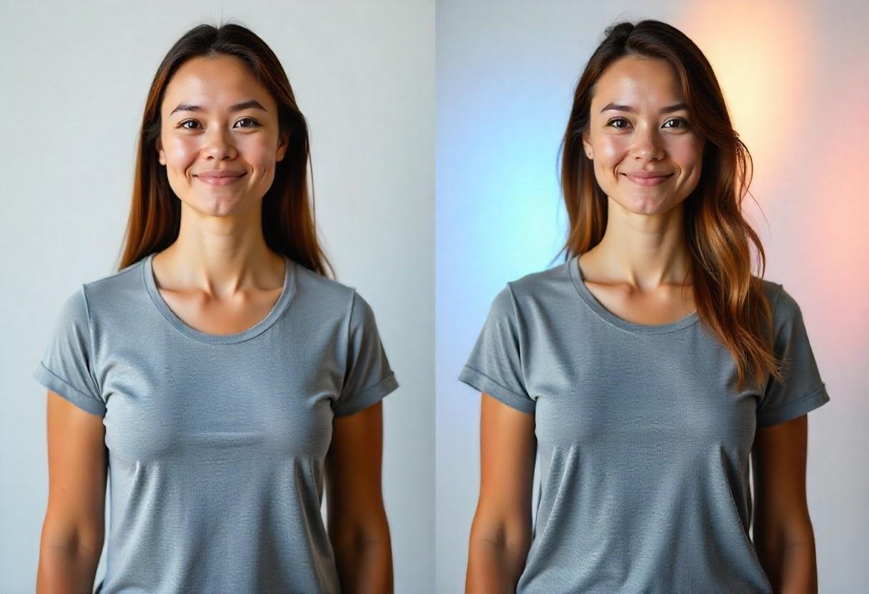Jawline transformation showing visible signs it's time for face and neck treatment