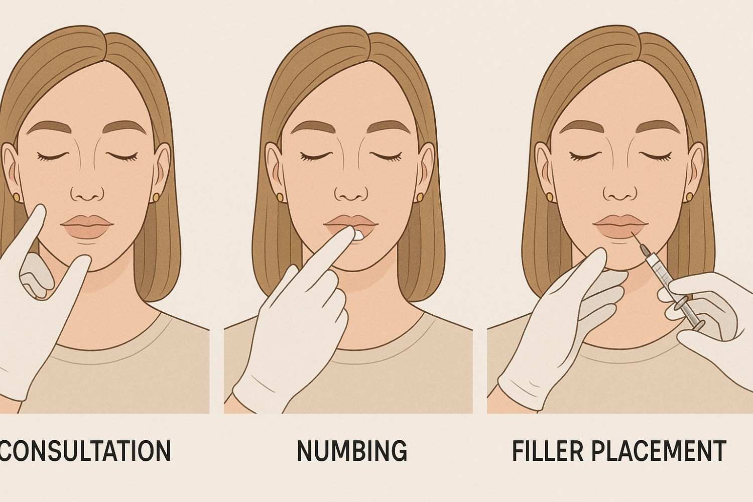 Professional under eye filler London procedure showing expert technique at AM Aesthetics clinic