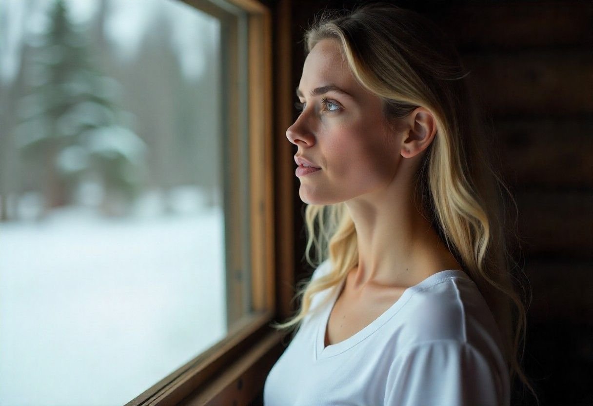 Profile view showing jowl development and face and neck treatment consultation
