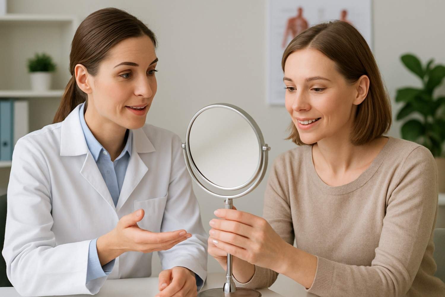 Professional consultation for anti-wrinkle injections at AM Aesthetics London showing personalized treatment planning
