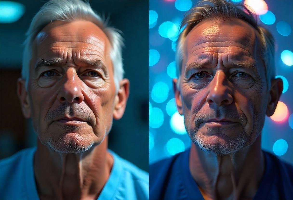Remarkable before and after results from Hydrafacial treatment London at AM Aesthetics showing clearer, more radiant skin