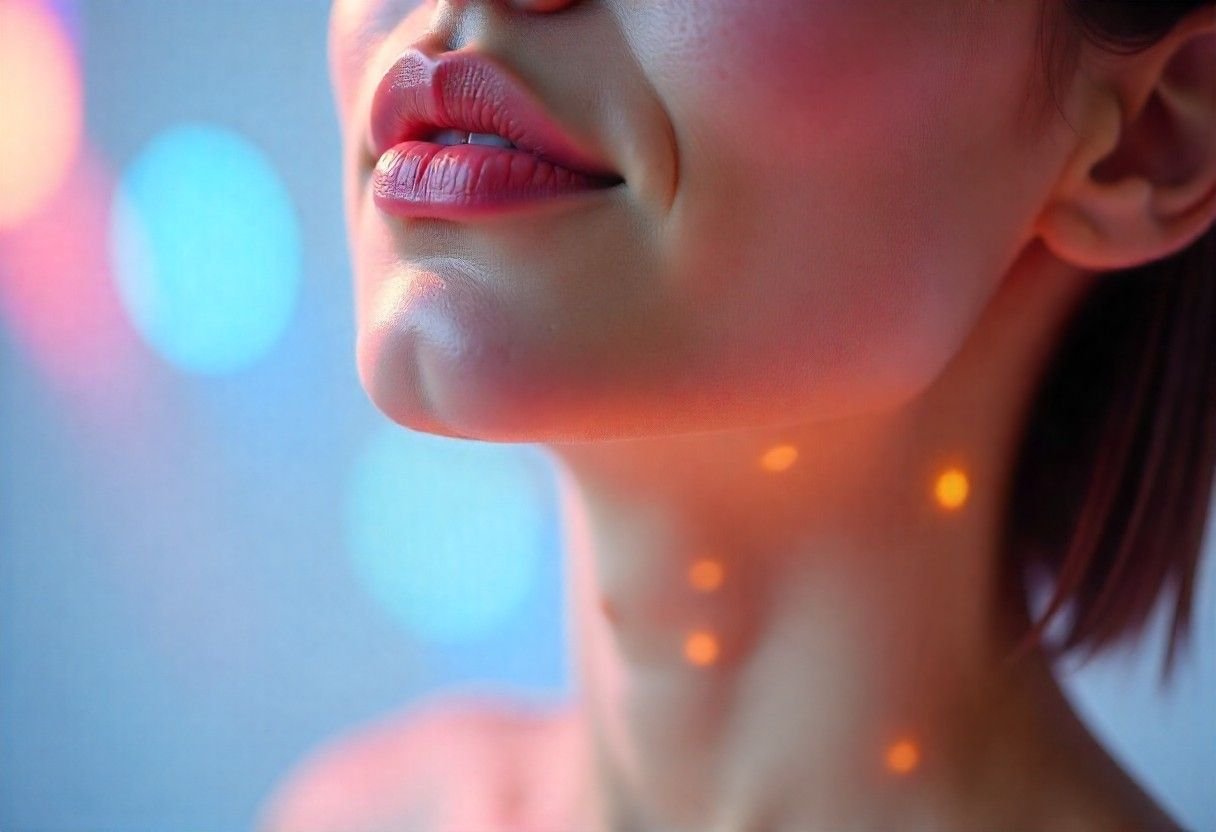 Visual timeline showing collagen healing phases after microneedling PRP neck treatment