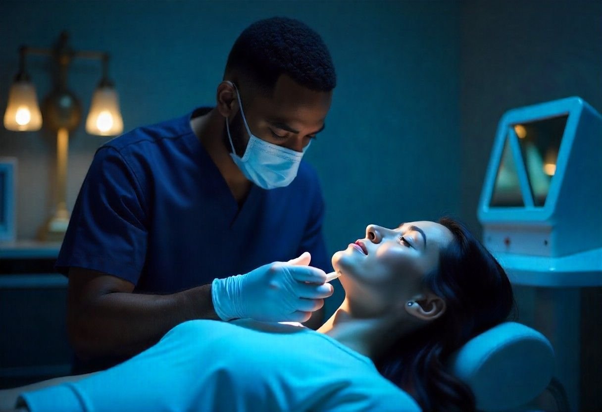 Certified aesthetic practitioners at AM Aesthetics specializing in neck rejuvenation