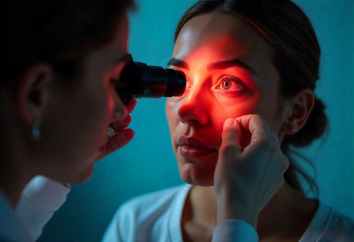 Detailed scar assessment using professional dermoscopy equipment at AM Aesthetics