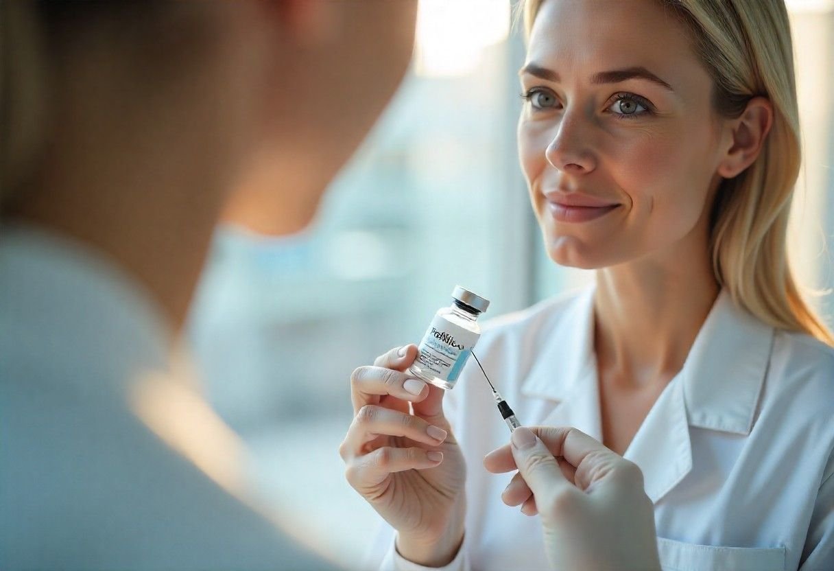 Professional Profhilo injection preparation showing high-quality hyaluronic acid treatment