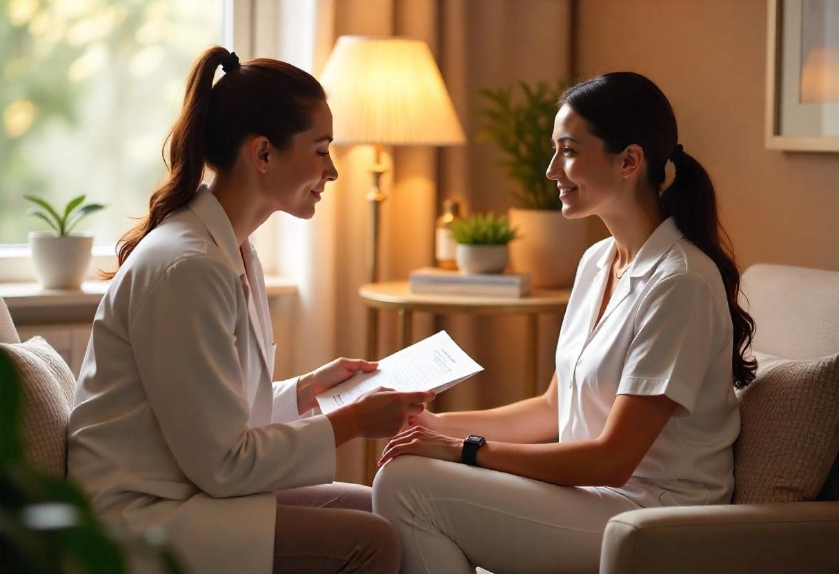 Personal consultation at AM Aesthetics London with expert practitioner discussing bespoke aesthetic treatment plans.