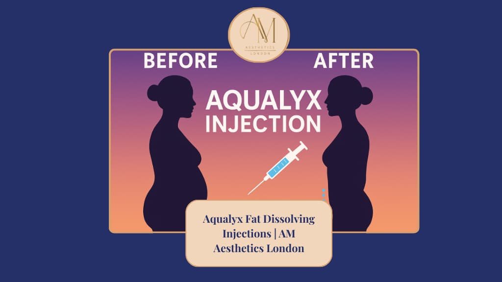 Aqualyx fat dissolving injections London banner AM Aesthetics non-surgical fat removal