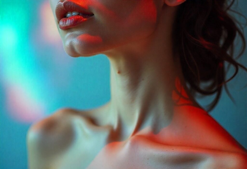 Professional neck treatment results showcasing smooth, rejuvenated skin at leading UK aesthetic clinic