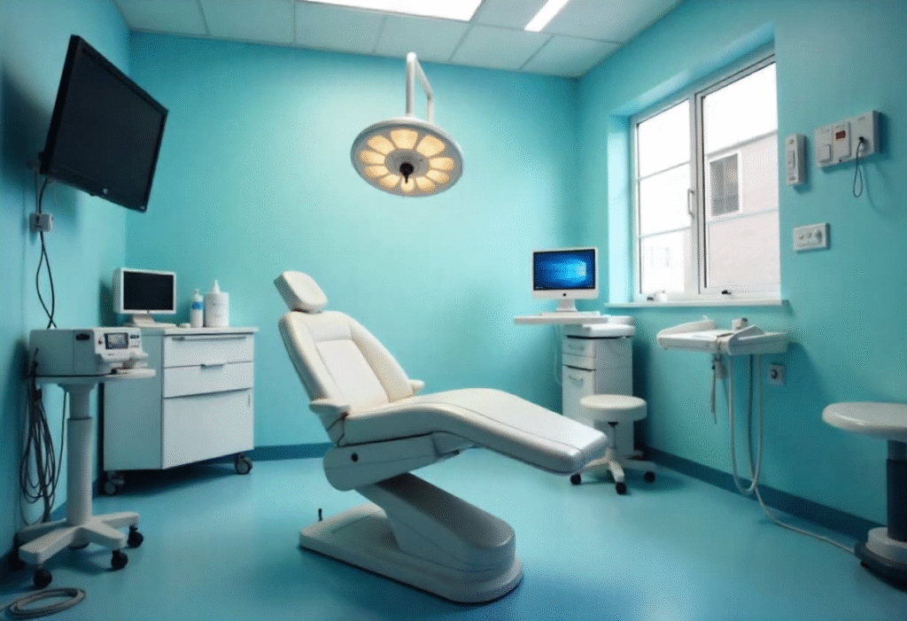 Professional medical facility at AM Aesthetics London for safe, effective PRP treatments