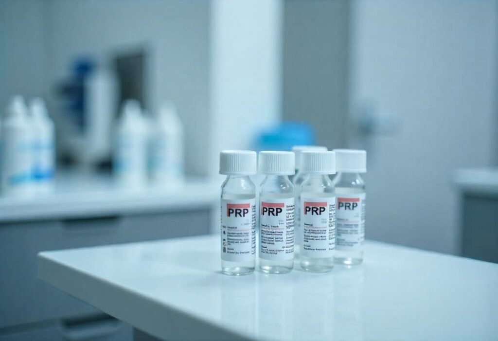 Medical-grade PRP preparation and equipment used in O-Shot treatment at AM Aesthetics