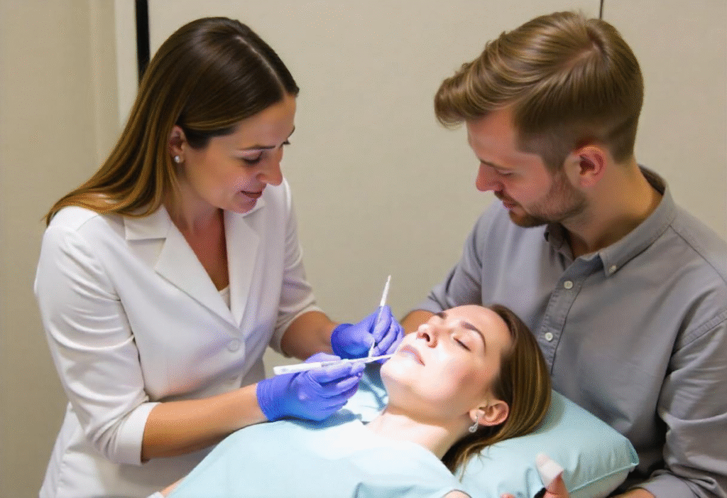 Hands-on lip enhancement training with certification London at AM Aesthetics